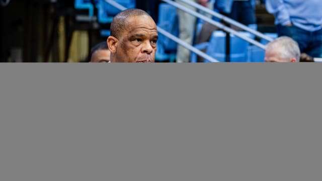 UNC basketball head coach Hubert Davis